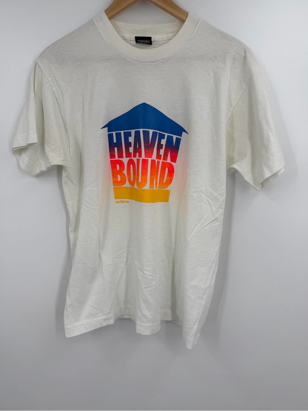 🌅 Vintage “Heaven Bound” Single Stitch Tee — Screen Stars Best